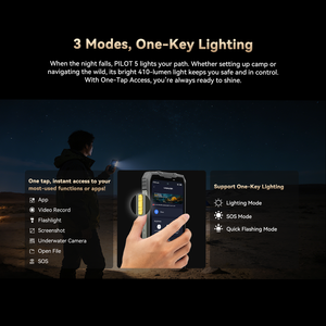 Oscal Pilot 5 8+256GB 5G Smartphone Resistente Android 16 con Luz de Camping Súper Brillante, Altavoz Potente, Pantalla de 6.67 Pulgadas, 15000mAh, NFC - Product Image 4