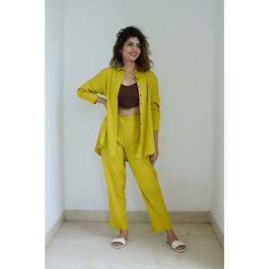 Ensemble coordonné vert néon pour femme, taille S, soldes, marque - Product Image 1