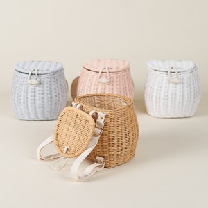 Bolsas de mimbre tejidas para bebés, cestas de almacenamiento encantadoras, cestas contenedoras a precio económico para bebés y recién nacidos - Product Image 5