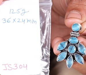 Pendientes de Plata Oxidada con Baño de Latón y Ónix, Estilo Bohemio, Venta al por Mayor, Joyería Hecha a Mano para Mujer, Rajasthan - Product Image 3