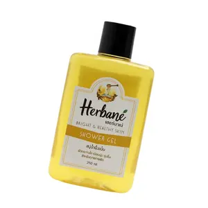 Savon liquide Thai Herb Extract Honey Curcuma: Transparent, favorise une peau éclatante et saine, véritables ingrédients naturels, 250 ML.