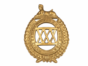 Insignia de la 30ª Brigada del Este de Lancashire, Diseño Metálico de Estilo Vintage - Product Image 1