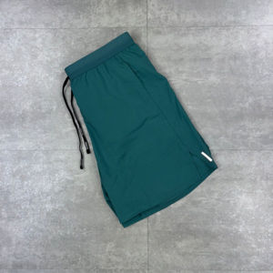 Ensemble de survêtement 2 pièces personnalisé, écologique, à séchage rapide, léger, pour l'entraînement hivernal, jogging, avec sweat à capuche et short, en nylon respirant, zippé - Product Image 4