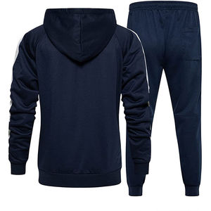 Conjunto Deportivo de Invierno para Hombre, Diseño Personalizado, Chaqueta con Cierre Completo y Pantalones Deportivos de Poliéster, Estilo Casual, Venta Caliente 2026 - Product Image 5