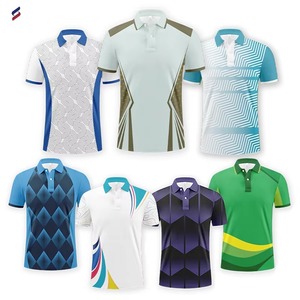 Chemise décontractée à manches courtes 100 % polyester à séchage rapide pour homme, idéale pour le golf et l'entraînement sportif - Product Image 2