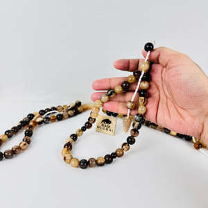 Misbah de prière religieuse artisanale OEM, 33 perles, véritable corne, couleur blanche, luxe musulman, tasbih islamique, chapelet - Product Image 4