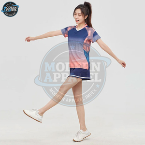 Maillot et short de badminton pour homme de haute qualité, séchage rapide, respirant, uniforme de tennis, taille personnalisée, nouveau design, uniformes de tennis pour homme - Product Image 3