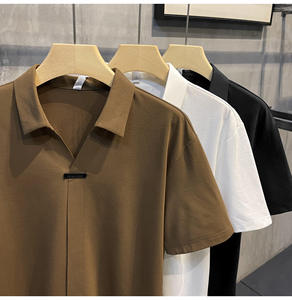 Camisa de Manga Corta Premium para Hombre, Corte Entallado, Resistente a las Arrugas, Secado Rápido, Ropa de Negocios - Product Image 5