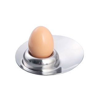 Kitchen Gadgets Dishwasher Safe Silver Stainless Steel Boiled <b>Egg</b> Cups Stand for Hard Boiled <b>Eggs</b> Breakfast <b>Egg</b> Holders - Product Image 1