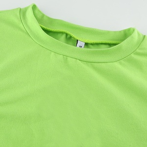 2025 Custom OEM / ODM Fashionable Women's Crop Top 100% Cotton Jersey Green Breathable Short <b>Sleeves</b> Comfortable Women T-Shirts - Product Image 2