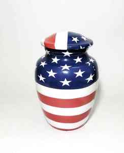 <b>Purple</b> Glass Cremation Urn with Abstract Brush Finish and Secure Lid Paired with Velvet Memorial Bag - Product Image 4