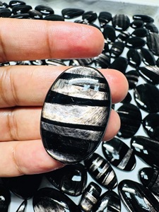 Lote al por mayor de gemas sueltas de cabujón de ágata natural de alta calidad y hiperstena para la fabricación de joyas artesanales - Product Image 2