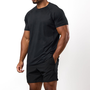 T-shirt vierge en gros, personnalisable avec votre logo, en coton imprimé, grandes tailles pour hommes - Product Image 1