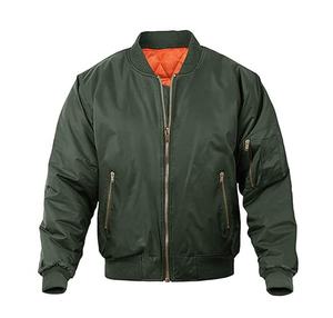 แจ็คเก็ตบอมเบอร์ผู้ชายแบบขายส่งสั่งทำพิเศษ แจ็คเก็ตบอมเบอร์เบสบอลผ้าไนลอนและโพลีเอสเตอร์สำหรับผู้ชาย - Product Image 1