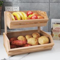 Set Keranjang Hadiah Kayu - Keranjang Penyimpanan Perayaan Pernikahan & Natal, Untuk Dapur, Dapat Dilipat, Buatan Tangan, Ramah Lingkungan