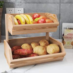Cesta de regalo de madera, set de cestas de madera para boda, cesta de madera navideña, cesta de regalo festiva, cesta de madera para regalos, cesta de madera tipo hamper. - Product Image 3