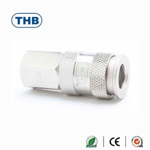 ข้อต่ออากาศแบบสแตนเลสแรงดันสูง 4 in 1 ยูนิเวอร์แซล THB ขนาด 1/4 นิ้ว เกลียวใน G - Product Image 2