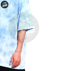 T-shirts Tie-Dye Homme Personnalisables – Créez Votre Propre Couleur – Col Contrastant – Polyester/Coton de Haute Qualité – Coupe Oversize Respirante – Vente en Gros Pakistan - Product Image 4