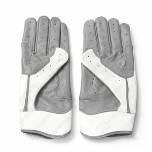 Gants de baseball unisexe professionnels en cuir de vachette de protection des mains de couleur blanche et grise pour la pratique du frappeur, nouvel arrivage - Product Image 2