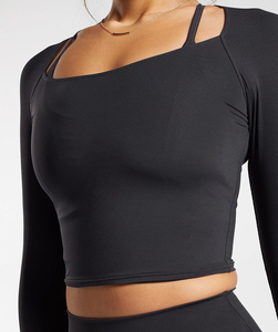 Camisetas sin mangas para mujer, de alta elasticidad, secado rápido, transpirables, de spandex/algodón, para fitness, yoga, entrenamiento, correr, ejercicio, cuello redondo, corte ajustado - Product Image 6