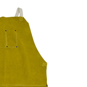 Delantal de Soldadura de Cuero Vacuno de Alta Calidad, Protección Corporal, Resistente, con 6 Bolsillos para Herramientas, Resistente al Calor - Product Image 3