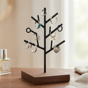 <b>Bird</b> Shape Golden Metal Ring Holder Desktop Display Jewelry <b>Stand</b> For Wedding Bridal Ring Decorative Holder Small Ring Holder - Product Image 6