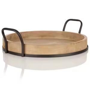 Bandeja de Servicio de Madera Resistente para Alimentos y Bebidas, Plato para Transportar Comida en Hostelería - Product Image 3