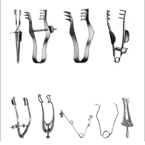 Retractor Heiss con dientes Finsen afilados y rombos, de alambre Farr, manual, de acero, quirúrgico, tamaño personalizado, juego de instrumentos - Product Image 1