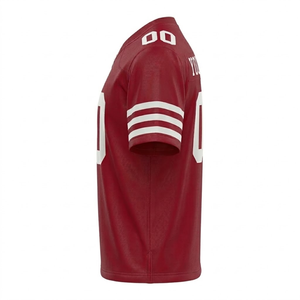 Camiseta de Fútbol Americano Personalizada para Hombre, Transpirable, de Secado Rápido, Manga Corta, Uniforme Deportivo con Logotipo Personalizado - Product Image 3