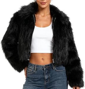 Manteau en fourrure naturelle de Mongolie fait main pour femme, vente en gros, veste chaude d'hiver en fausse fourrure de renard véritable - Product Image 4