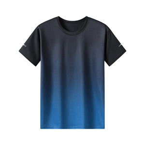 <b>Mens</b> Short Sleeve Crew Neck Solid Casual Sports Training Running Gym Fitness Tshirt Lightweight Comfortable Four-Way <b>Stretch</b> - Product Image 3