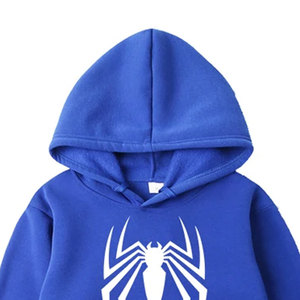 Wearpex 2026 Nouveau Sweat à Capuche Unisexe en Polaire Polyester/Coton Imprimé Araignée, Coupe Ample, Décontracté et Amusant, Style Urbain - Product Image 6