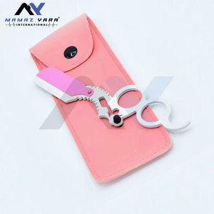 Navaja de Afeitar de Doble Filo con Recubrimiento en Polvo de Calidad Premium, Color Rosa, para Barbería, Afeitado y Cuidado Personal, para Hombres, para Afeitar la Cara y el Cuerpo - Product Image 2