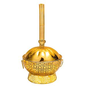 Luxury Ornate Chafing Dish Round Stainless Steel Buffet Food Warmer Gold Silver <b>Black</b> for Wedding Banquet Hotel Catering - Product Image 4