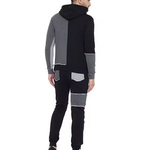 Conjunto Deportivo para Hombre, Corte Holgado, Sudadera con Capucha y Pantalones Deportivos, Estilo Urbano, Bajo MOQ, Proveedor OEM ODM - Product Image 5
