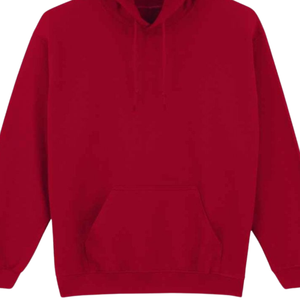Red <b>Plain</b> Hoodie for <b>Men</b> & Women Unisex Cotton Fleece Sweatshirt With Warm Pullover <b>Hoodies</b> Custom Logo OEM Winter Streetwear - Product Image 2