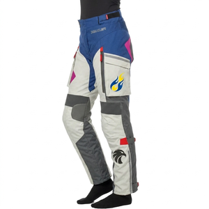 Pantalon de cyclisme unisexe respirant et à séchage rapide pour l'été, avec protections en PU, 100 % polyester, vente en gros - Product Image 1