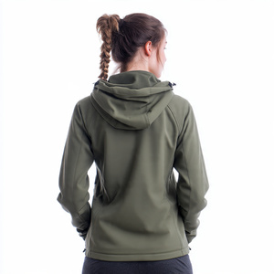 Chaqueta Impermeable de Softshell para Mujer, Chaqueta de Lluvia con Cremallera y Capucha, Chaquetas de Softshell de Alta Calidad para Mujer - Product Image 6
