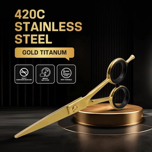 Ciseaux de coiffure professionnels de haute qualité de 7 pouces, ciseaux à cheveux en acier inoxydable avec revêtement, outils de salon - Product Image 4