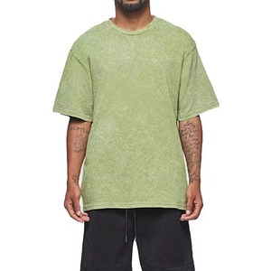 Camisetas de Hombre con Logotipo Personalizado Estampado, Lavado Ácido, Estilo Moderno, Nueva Tendencia, Camiseta de Hombre con Lavado Ácido - Product Image 3
