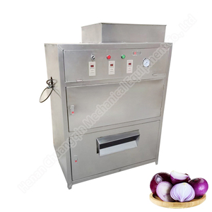 Small Red Onion Peeling Machine Onion Peeler Brush Type 400kg/h Chain Garlic Peeling Machine - Product Image 4