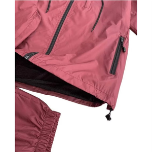 Men Hooded Zipper Windbreaker Tracksuit <b>Lightweight</b> Breathable Two Piece Sportswear <b>Jacket</b> Pants Casual <b>Running</b> Training Outfit - Product Image 4