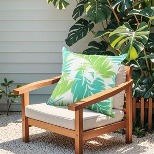 2 Pack Soft Comfortable Outdoor Throw <b>Pillows</b> <b>Waterproof</b> and Fade-Resistant Patio Cushions for Garden Porch Poolside Furniture - Product Image 5