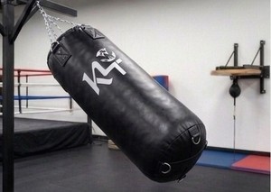 Sac de frappe KLTW INT'L K4 en cuir PU vert, robuste, pour boxe/kickboxing, remplissage de sable, hauteur réglable, écologique, pour adulte - Product Image 2