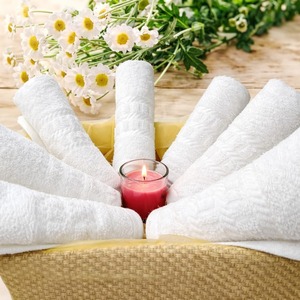 Toalla Blanca Premium 100% Algodón Puro, 550 GSM, Altamente Absorbente, Suave, para Baño, Hotel, Spa, Playa, Gimnasio, en Oferta - Product Image 3