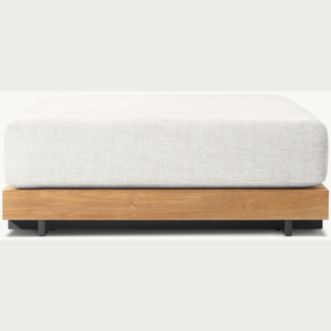 Armless <b>sofa</b> made of teak wood with soft cushions suitable for indoor or outdoor use, nice modern simple style - Product Image 3