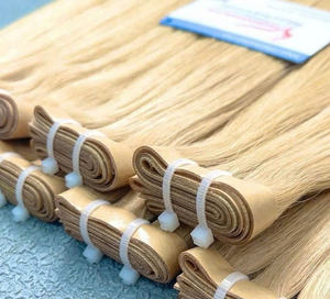 เทปยืดผมตรงธรรมชาติสีบลอนด์ผม100% เวียดนาม - Product Image 2