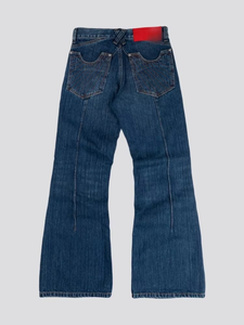Jeans de Mezclilla para Hombre de Alta Calidad, Personalizados, Estilo Americano Y2K, Bordados, Corte Ajustado, Estilo Hiphop Casual, Lavado Azul - Product Image 2