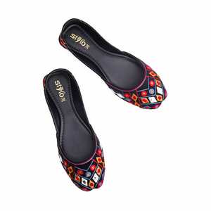 Khusa แฟลต EC8523แฟนซีสีดำ - Product Image 1