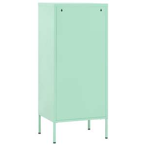Gabinete de Almacenamiento Rectangular Mediano de Acero Color Menta para Sala de Estar - Product Image 5